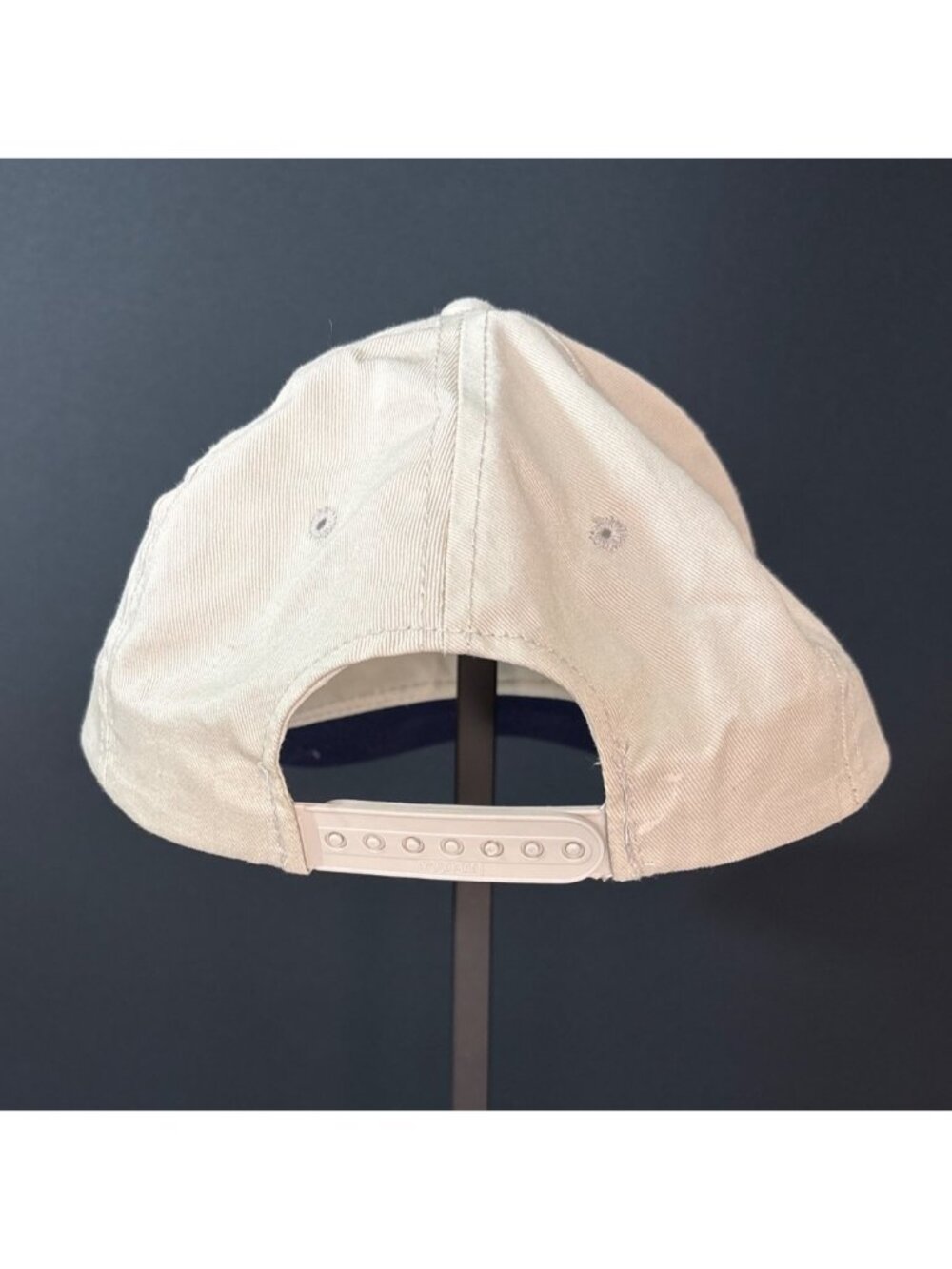 Signatures Men's Baseball Hat Cap Adjustable Cream Beige Navy #1 DAD Gifts OS - Picture 6 of 10